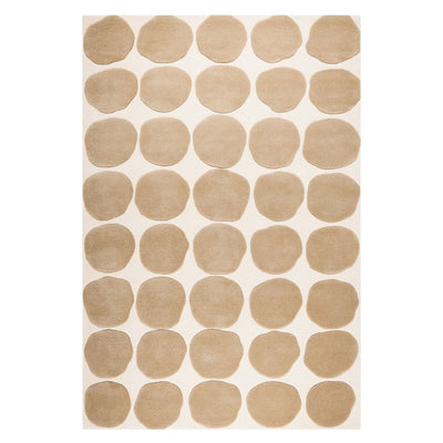 Dots 2 Level är en handtuftad matta i mjuk ull från Nya Zeeland med ett reliefmönster där prickarna är upphöjda från mattans plana yta. Dots 2 Levels är en lättskött och tålig matta som passar i både vardagsrum och sovrum.